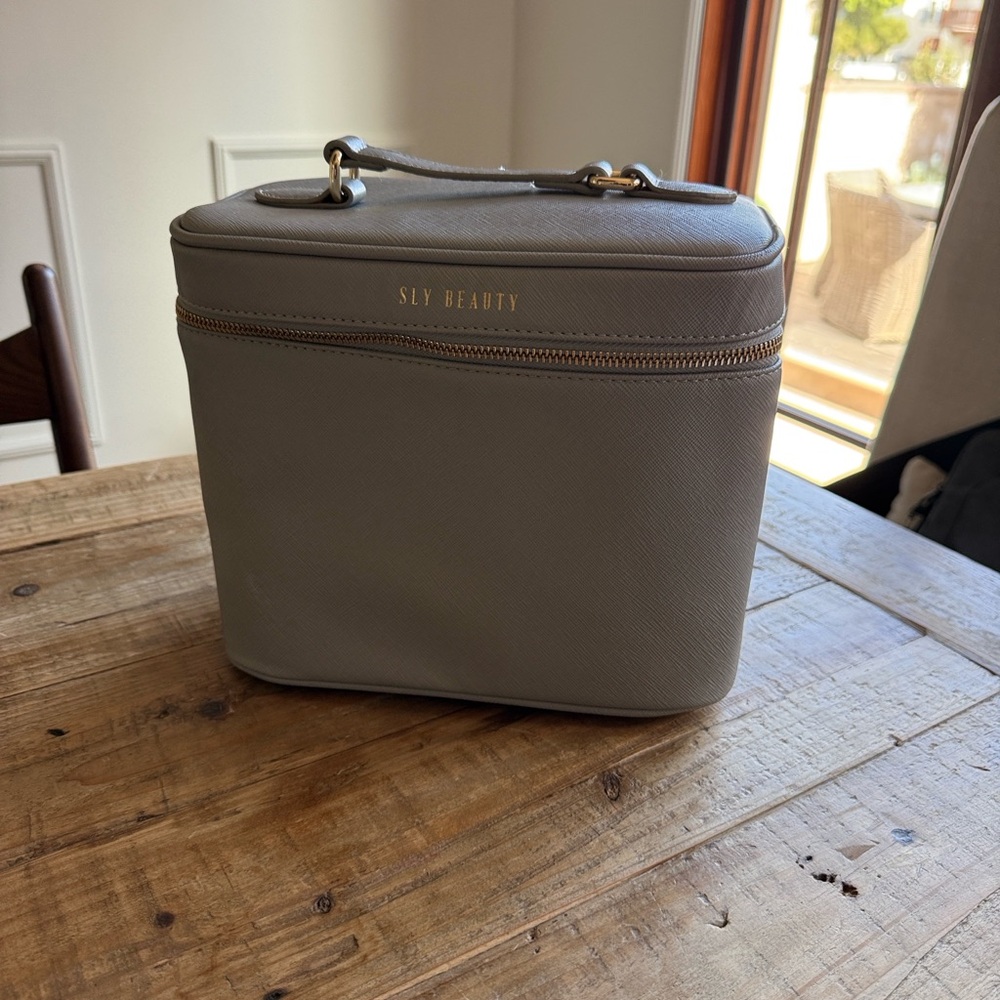 Gray Cosmetic Bag